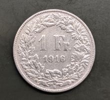 1 Fr. Münze CH 1916 Silber