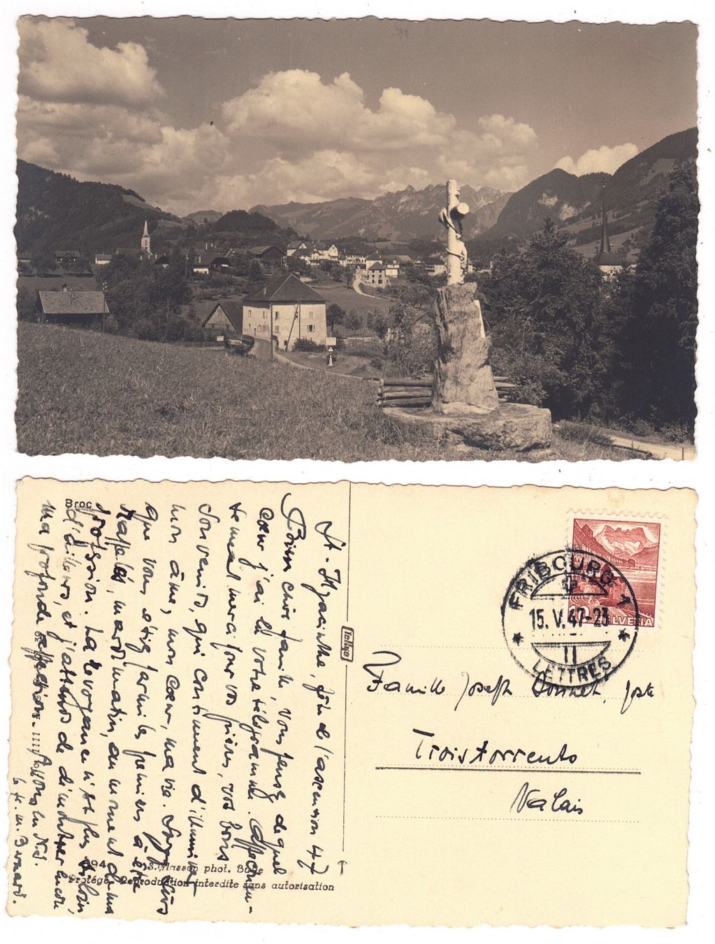 Cartes postales: Broc – D'occasion à La Tour-de-Peilz par amjust