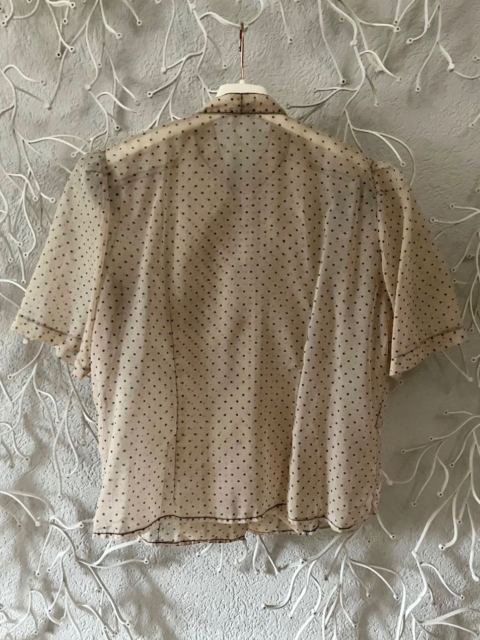 Camicette: Puderrosa Vintage-Bluse mit Schleife – Usato da Zürich venduto da cyberbliss 1
