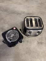 4-Schlitz Toaster Black+Decker, Kochplatte neuwertig 