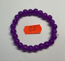 1 Stück / Lila Perlenarmband Naturstein.