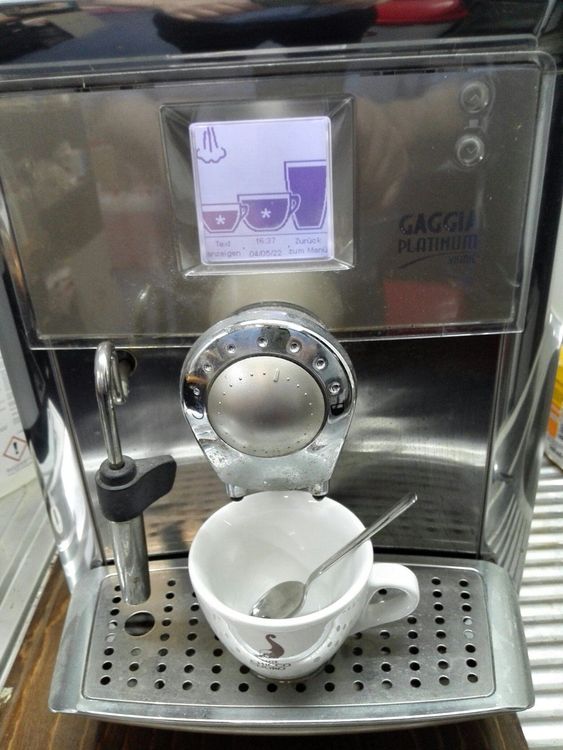 GAGGIA Platinum Vision Kaffeevollautomat Gebraucht mit Servi