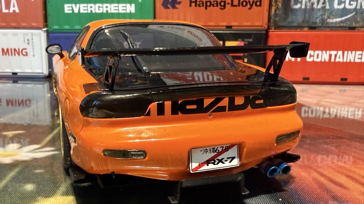 Mazda Modellautos: Mazda RX-7 orange – Neu (gemäss Beschreibung) aus Basel von Zomeg 3