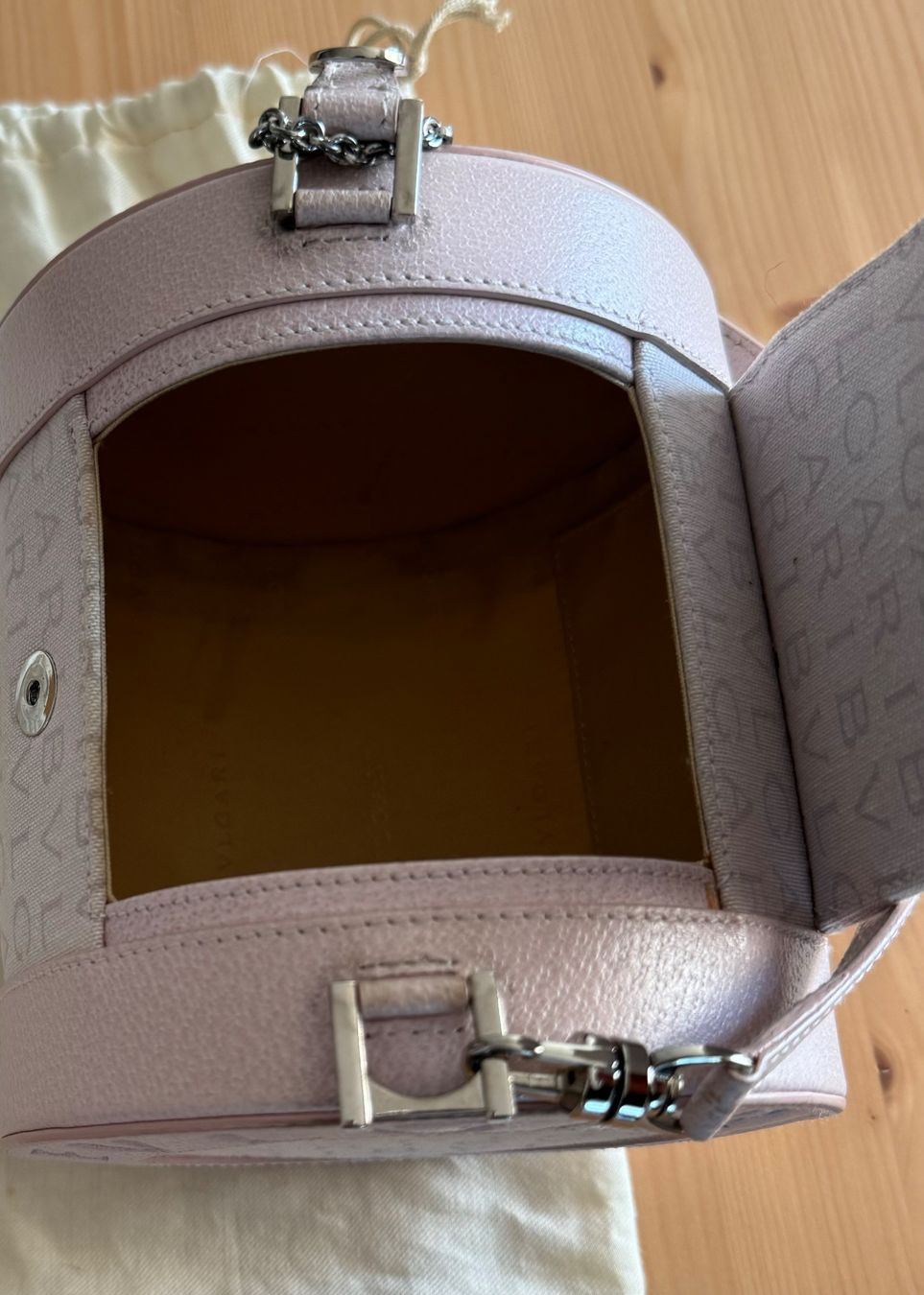 Bulgari Borse da donna: Bulgari Round Handbag Zero One rosa – Usato da Thun venduto da kth_ng29 6
