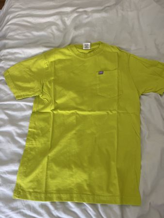 T-shirt GOLF Wang jaune- vert avec poche taille M bon état