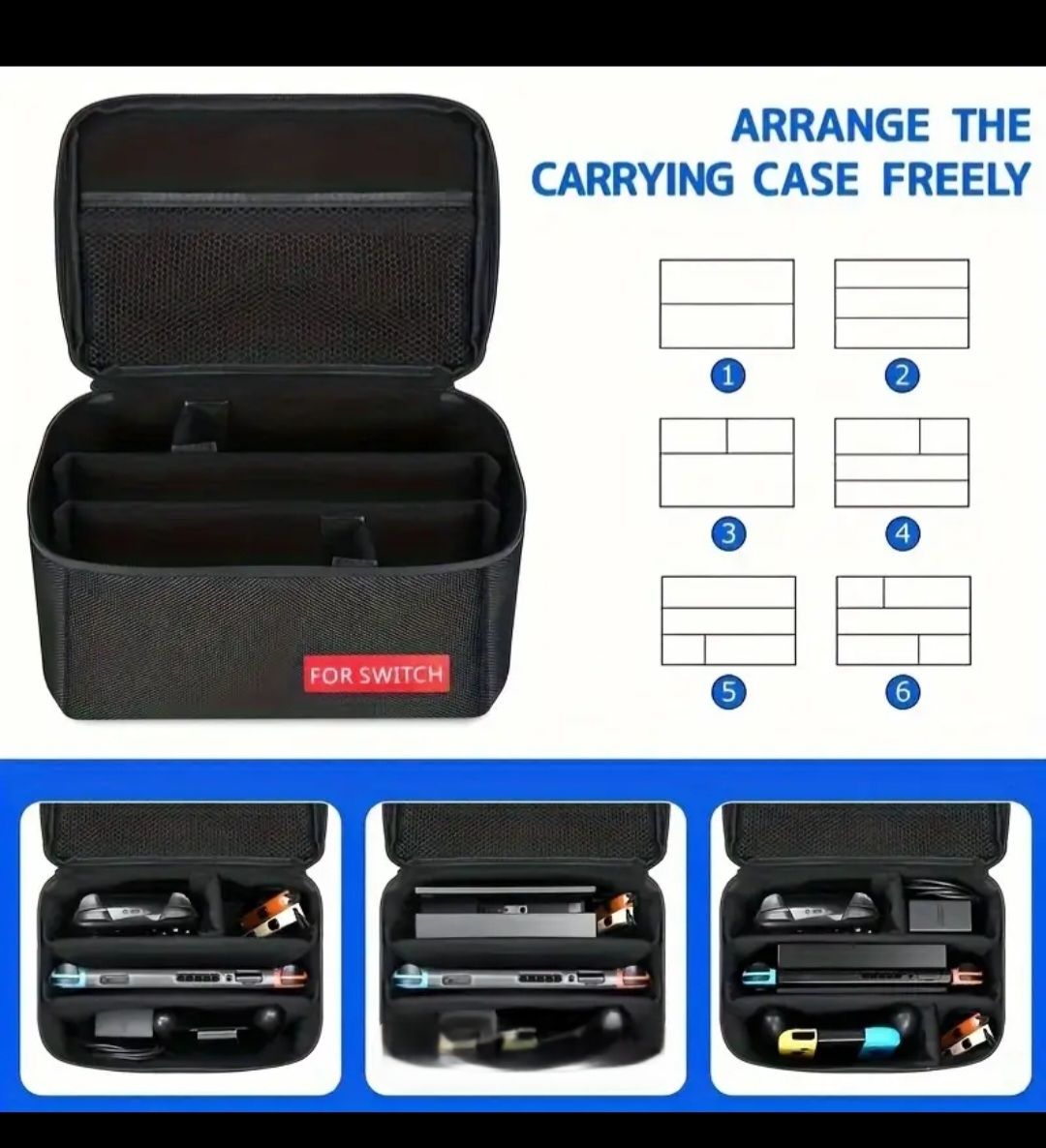 Borse: Nintendo Switch Transporttasche  Reise Case neuwertig – Nuovo (secondo la descrizione) da Langenthal venduto da SecondChanceShop 3