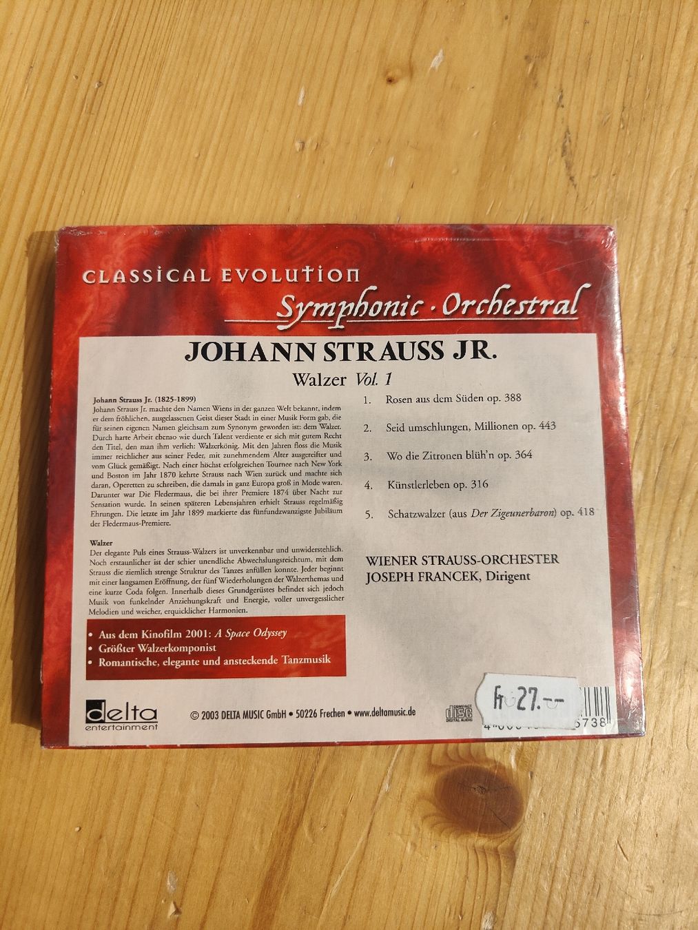 CD: 4 Klassik CDs Classical Evolution Mozart Beethoven Strauss – Nuovo e nell'imballaggio originale da Davos Platz venduto da wauwauin 8