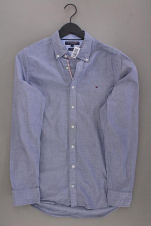 Tommy Hilfiger Langarmhemd Gr. M blau