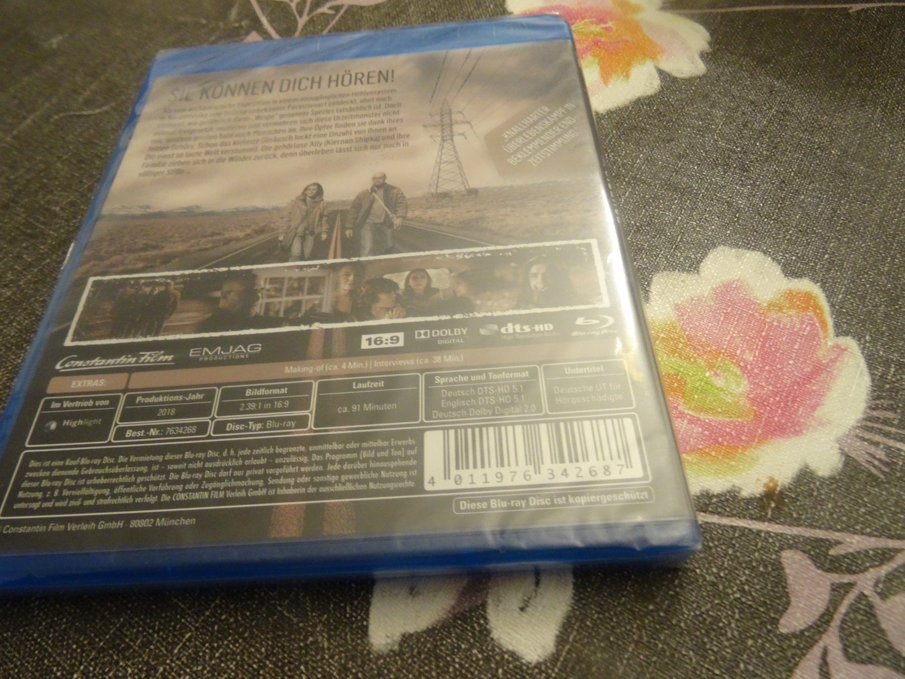 Tutti i DVDs: The Silence BLU-RAY NEUWARE – Nuovo e nell'imballaggio originale da Olten venduto da Disc-Verkauf 1