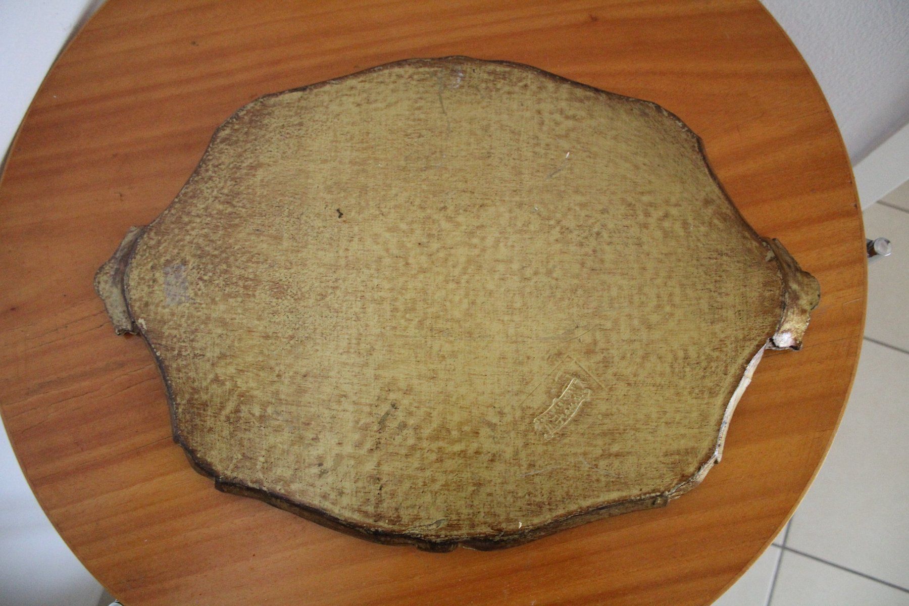 Piatti di portata: Vintage Florentiner Tablett. 51 cm x 35 cm – Usato da Locarno venduto da fripui 1