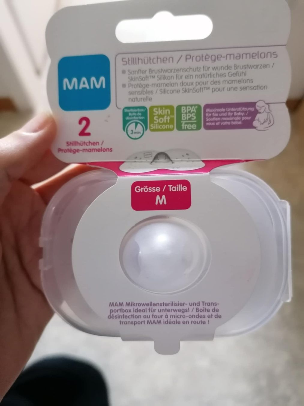 Mam Accessori per l’allattamento: Stillhütchen MAM – Nuovo e nell'imballaggio originale da Höri venduto da Leven_9