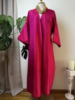 Kimono en soie rose irises Miss Hong taille unique neuf 
