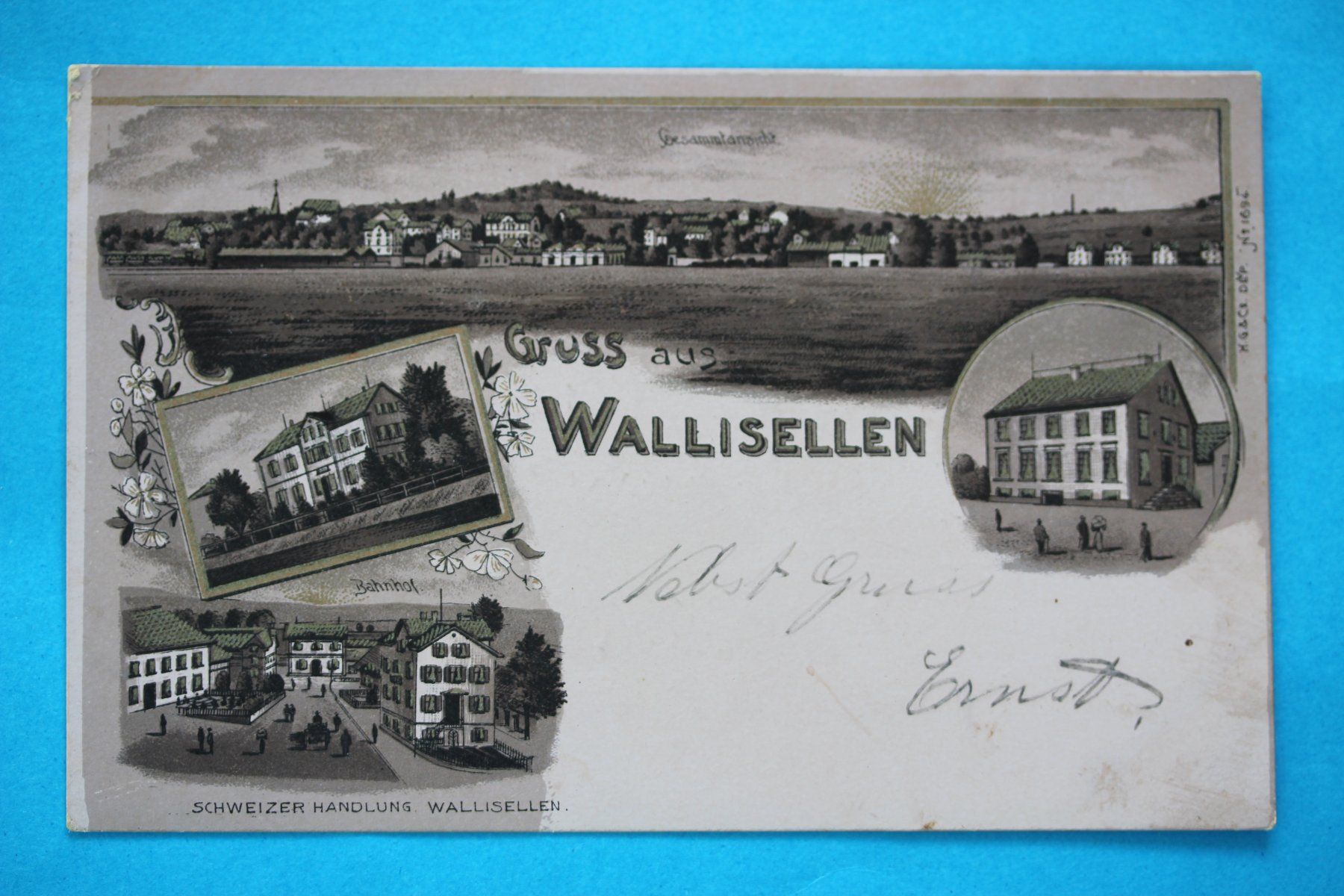 Ansichtskarten: WALLISELLEN LITHO AK – Gebraucht aus Lotzwil von pirolh