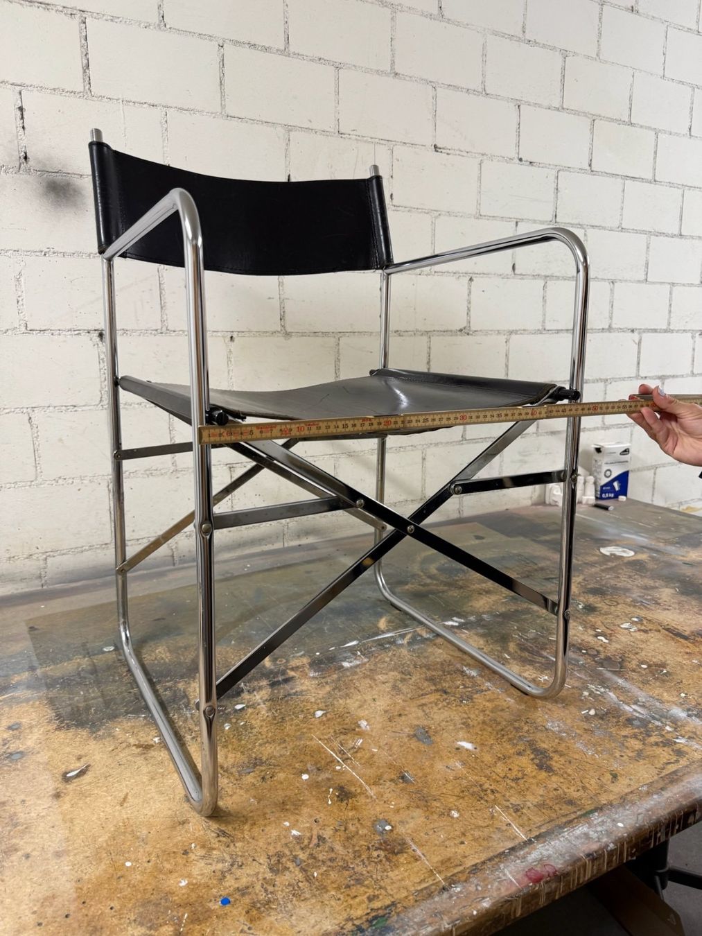 Chaises: klappbare Designer Leder Stühle – D'occasion à Staufen par MARINTSUM 2
