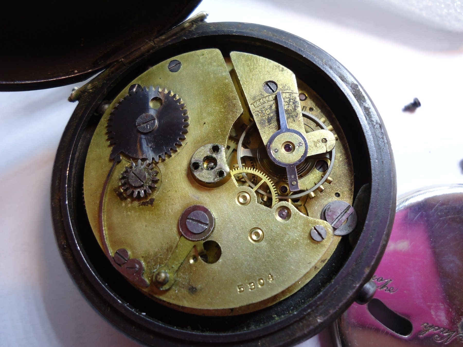 Junghans Orologi: Taschenuhr mit Wecker Junghans – Difettoso da Hinterkappelen venduto da Roku5 6