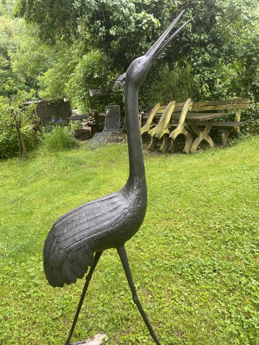 Sculture & Statue: Handgeschmiedete Reiher – Usato da Schinznach Dorf venduto da Soba 7
