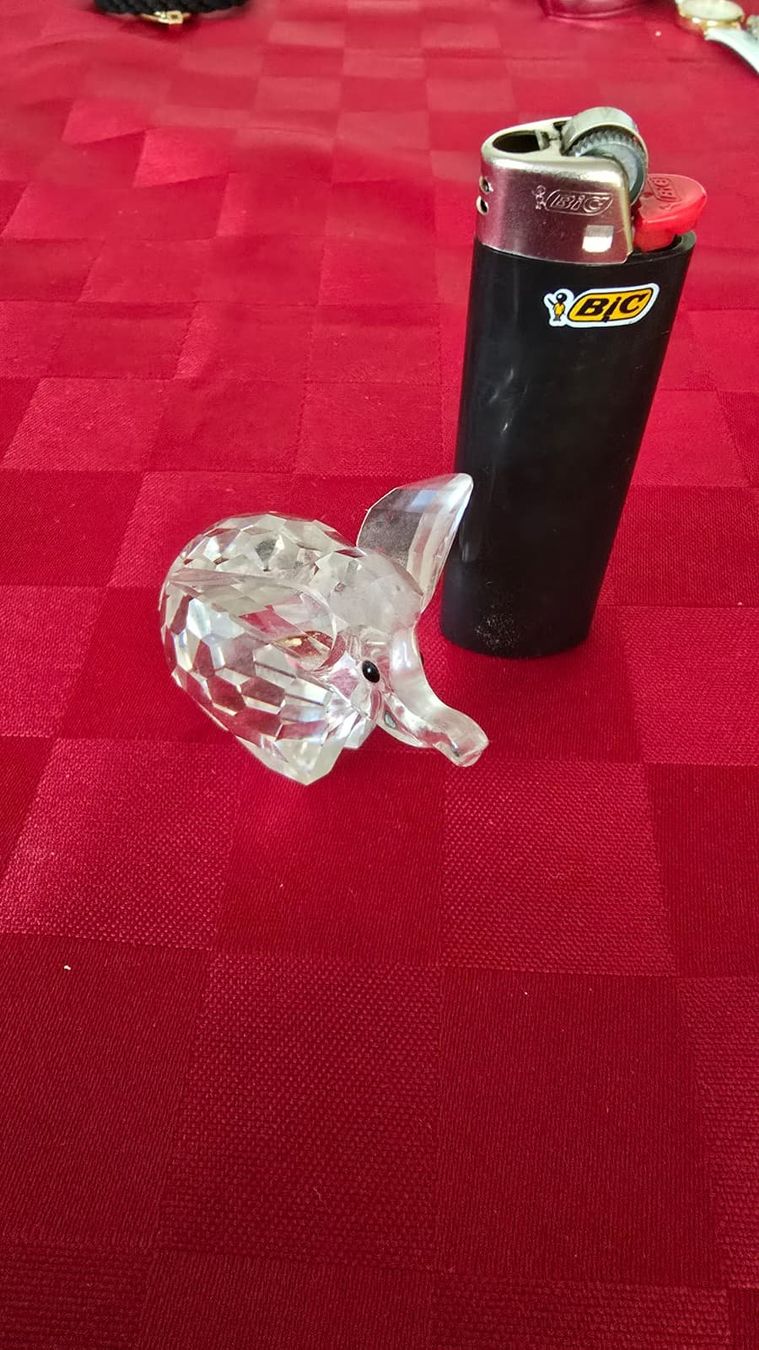 Swarovski Statuette: Swarovski Kristall Elefant – Usato da Meilen venduto da dozi1994