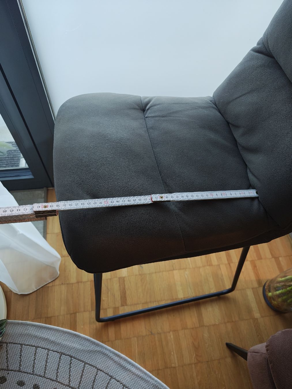 Mömax Hocker: 4x Barhocker anthrazit mit Metallgestell – Gebraucht aus Regensdorf von MBerri 3
