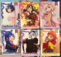 6 Thick Cards SR Goddess Story TCG Holo Sexy Waifu