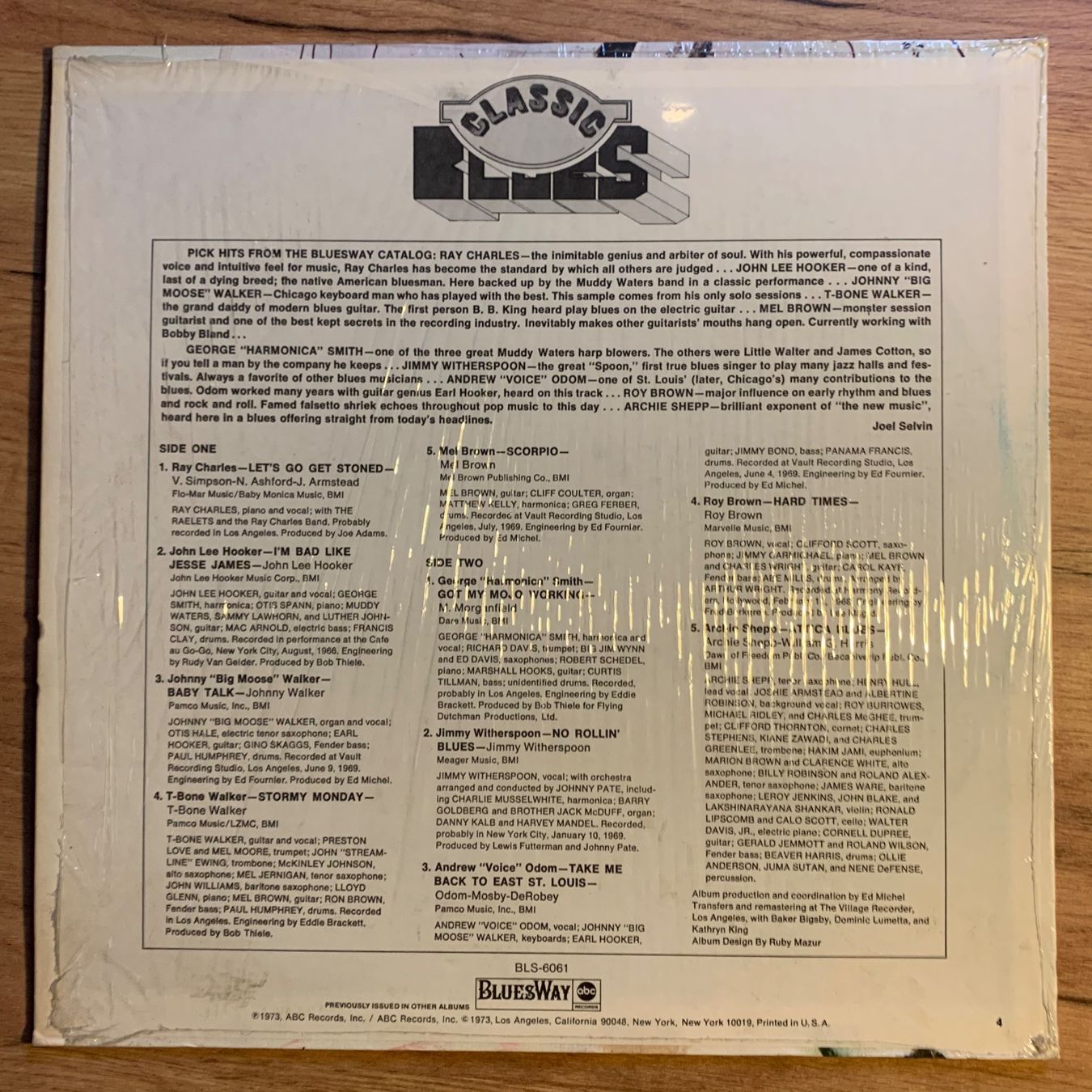 Dischi in vinile: CLASSIC BLUES VOL. 1...COMPIL US 1973...VG+/EX – Usato da Gals venduto da Diskopatshop 1