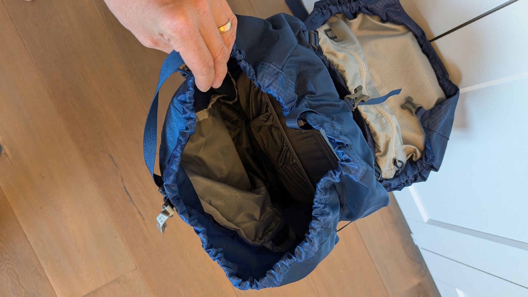 Gregory Zaini: Gregory Katmai 65L Trekkingrucksack Blau – Usato da Schmerikon venduto da speedi18 2