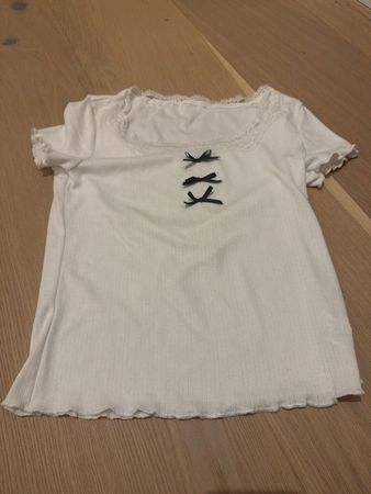 Damen Schleifen Oberteil mit Lace 