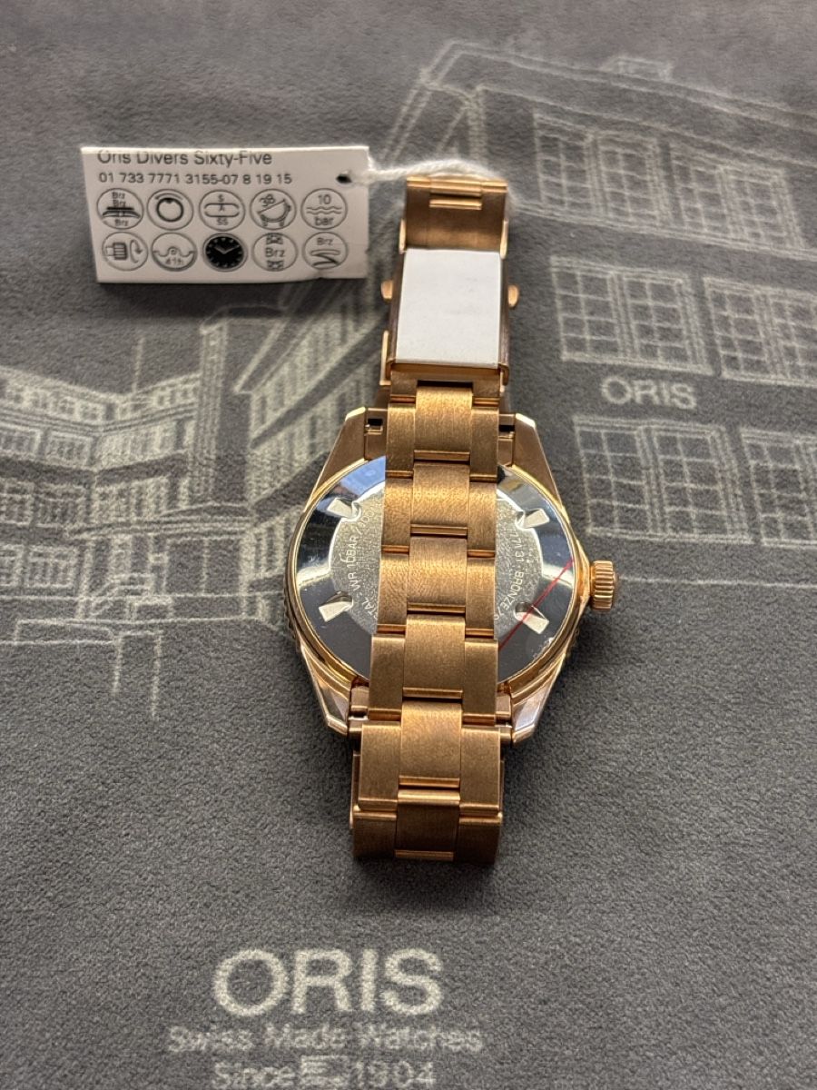 Oris Uhren: Oris Divers Sixty-Five Bronze Watch Neu – Neu (gemäss Beschreibung) aus Zermatt von Wega.Boutique 1