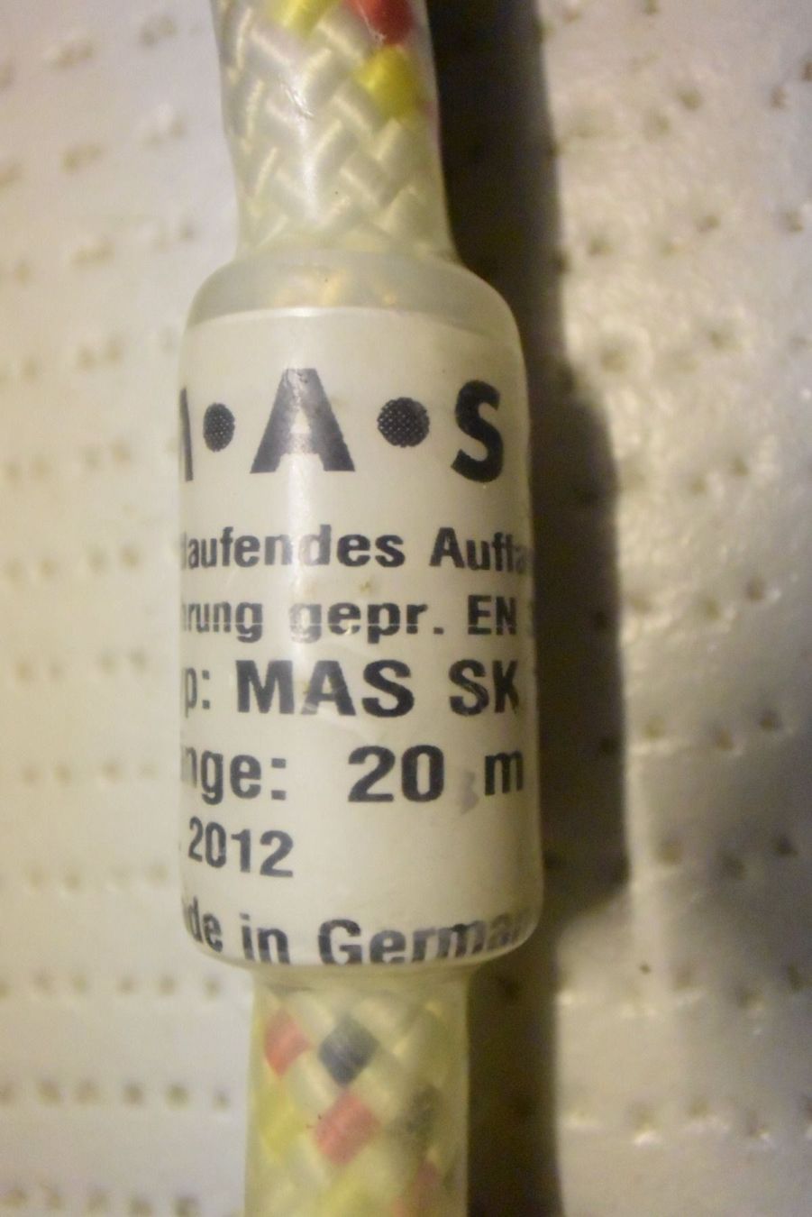 Seile: Auffanggerät MAS SK12 20m GEBRAUCHT – Gebraucht aus Münchenstein von hebetechnik-shop 6