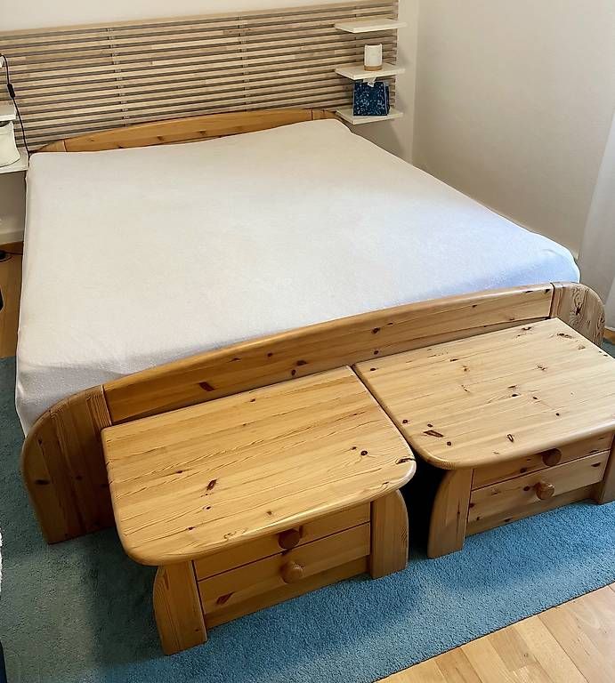 Betten: Doppelbett +Nachttische 160x200 – Gebraucht aus Bern von the_g6st 1
