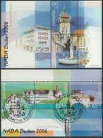 Naba Baden'06, beide Blocks mit ET-Sonderstempel