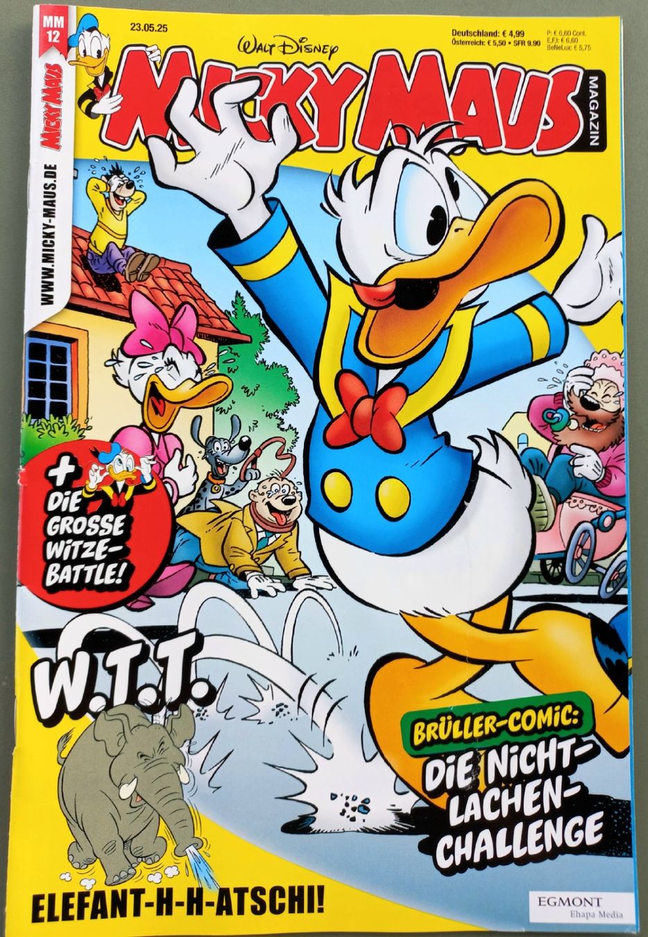 Fumetti: Comic - Micky Maus MM12 - Die Nicht-Lachen- Challange – Usato da Niederuzwil venduto da lubimaja