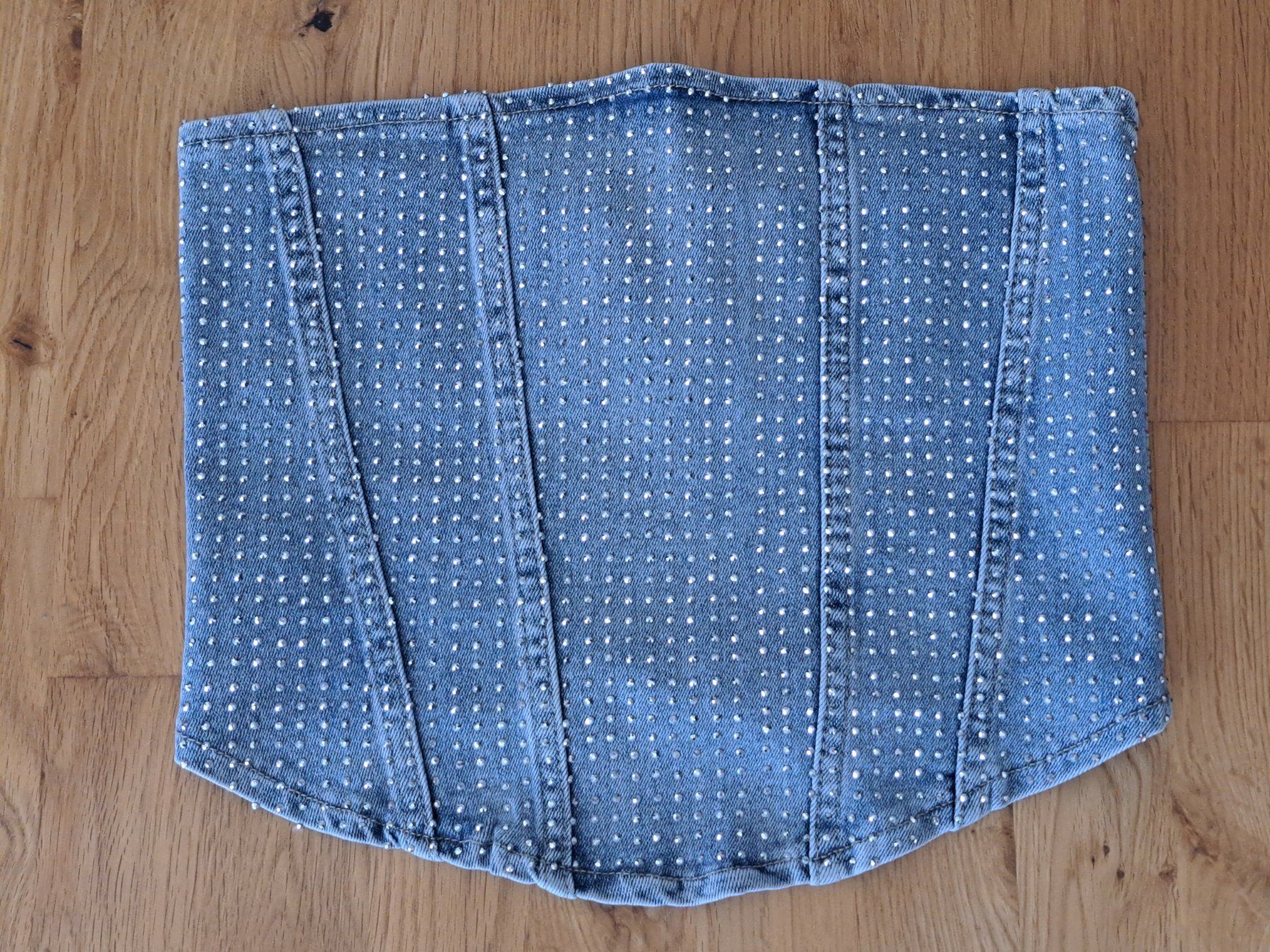 Tops: Corsage/Bustier mit Glitzersteinen Gr.M – Gebraucht aus Wittenbach von lorepar 2