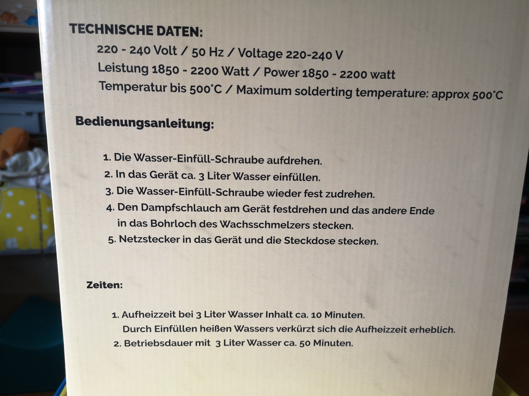 Alveari: Dampfwachsschmelzer – Nuovo e nell'imballaggio originale da Fehraltorf venduto da romanschwarz 5