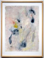 Der Traum sign Abstrakte Kunst Aquarell unleserlich signiert