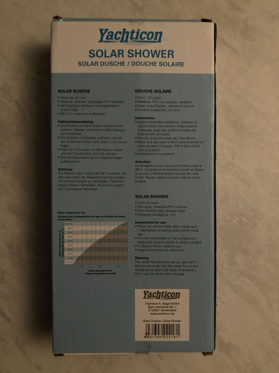 Docce: Solar - Dusche – Nuovo e nell'imballaggio originale da Matzingen venduto da carola71 1