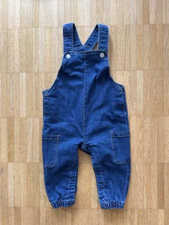 Latzhose, Grösse 80, H&M (dunkelblau)