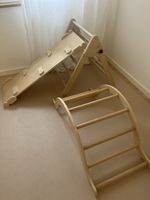 Pikler Dreieck mit Rutsche/Kletterrampe & Kletterbogen