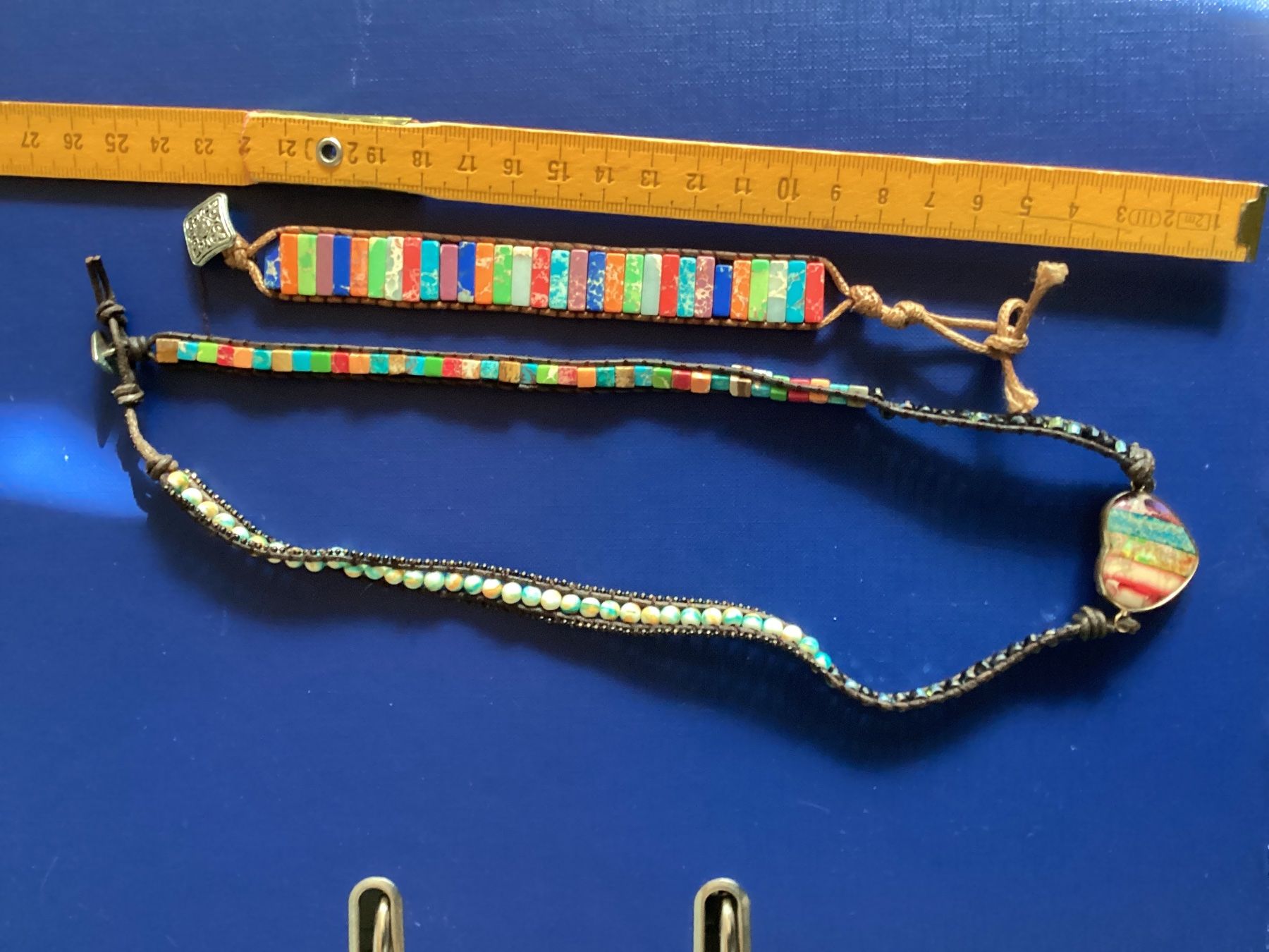 Catenine: Halskette bunt / Fuss- oder Handgelenk-Kette bunt / STEIN – Nuovo (secondo la descrizione) da Frauenfeld venduto da Boldi46 2