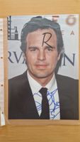 Mark Ruffalo, Original Autogramm auf Grossfoto in Farbe