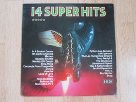 LP Schallplatte 14 Super Hits - Decca Stereo - Oldies