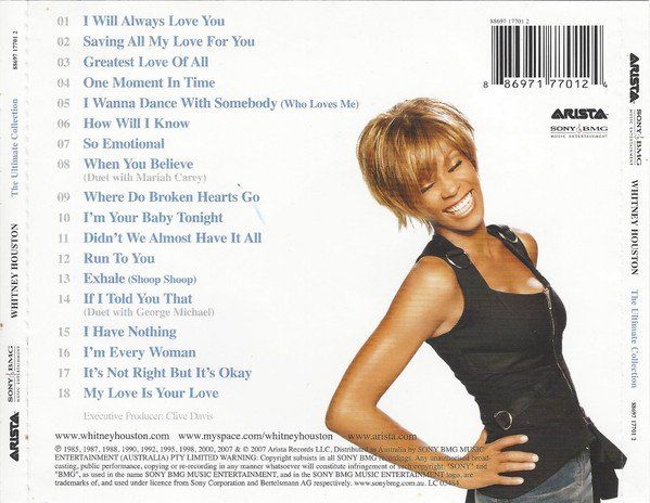 CD: Houston Whitney: Ultimate CD – Nuovo e nell'imballaggio originale da Steinhausen venduto da Vilivinili 1
