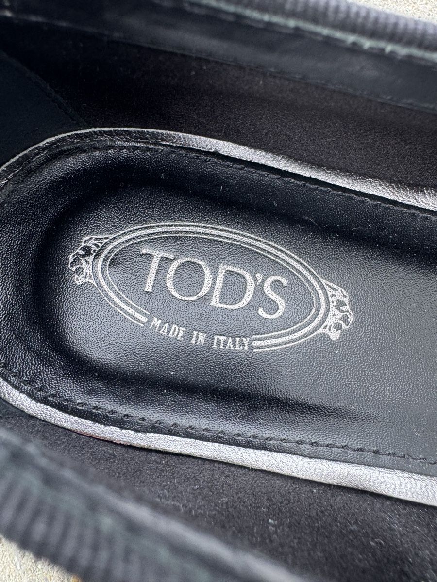 Tod'S Damenschuhe: TOD'S Mokassins Anthrazit Wildleder Nr. 38,5 – Gebraucht aus Oberengstringen von 80sete 4