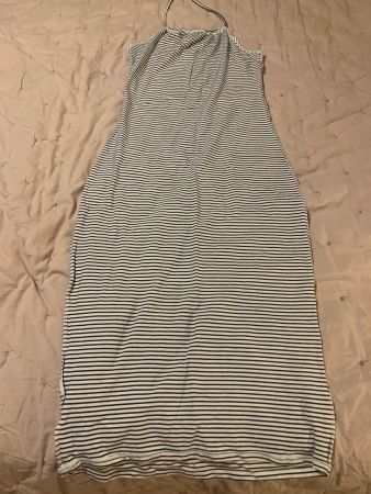 Robe longue à rayures t38/40