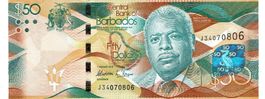 Barbados 50 Dollars 2018 P-77 UNZ