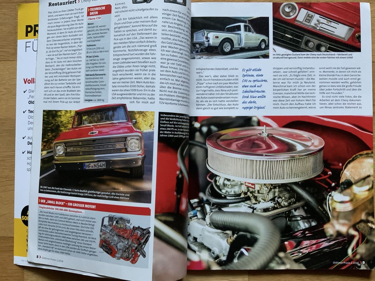 Riviste & Magazine: Oldtimer Praxis 2/2018 Chevrolet C10 / Ventile einstellen – Nuovo (secondo la descrizione) da Frauenfeld venduto da CSM71 2