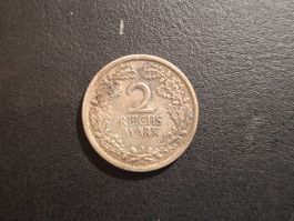 Silbermünze: 2 Reichsmark 1927, 500er Silber