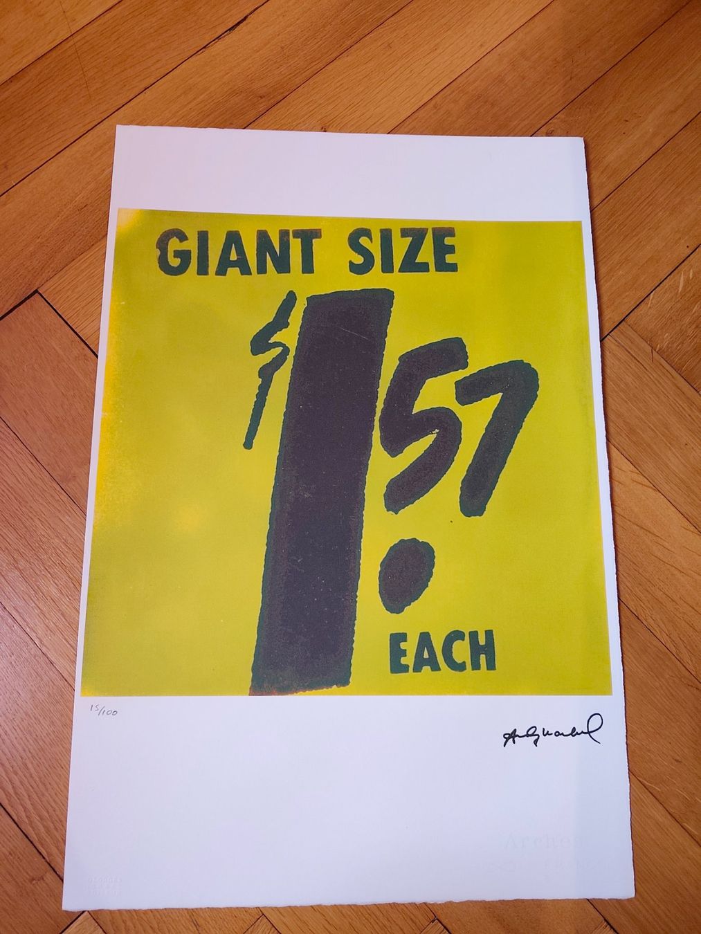 Grafica & Litografie: Andy Warhol giant size – Usato da Montreux venduto da LeVintage33