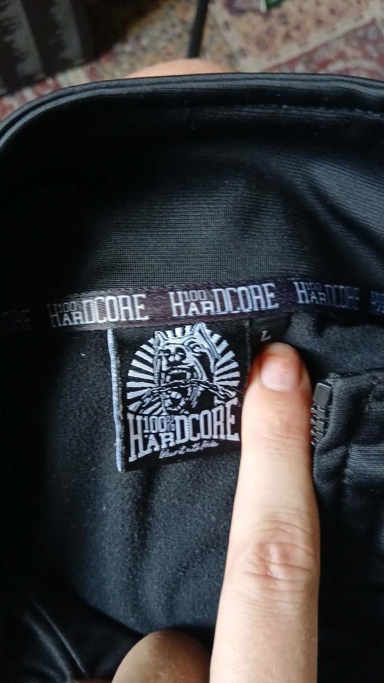 Giacche: 100% Hardcore Trainingsjacke Black • Pitbull / Gabber – Usato da Basel venduto da meh_cm2k 5