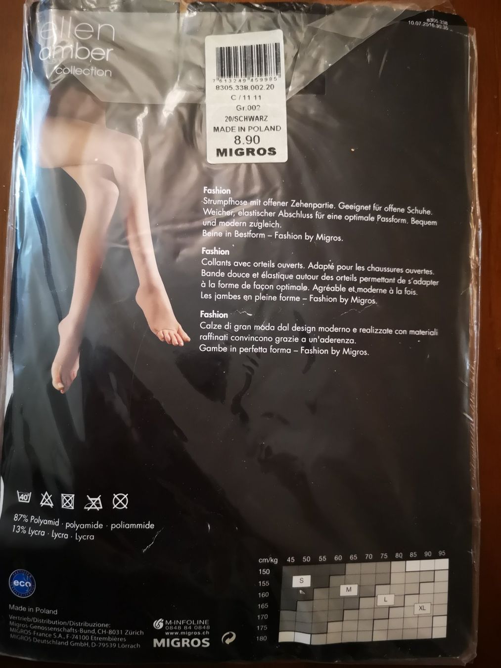 Calze & Collant: Ellen amber Strümpfe schwarz / Collants noirs – Nuovo e nell'imballaggio originale da Onex venduto da Genevois85 2