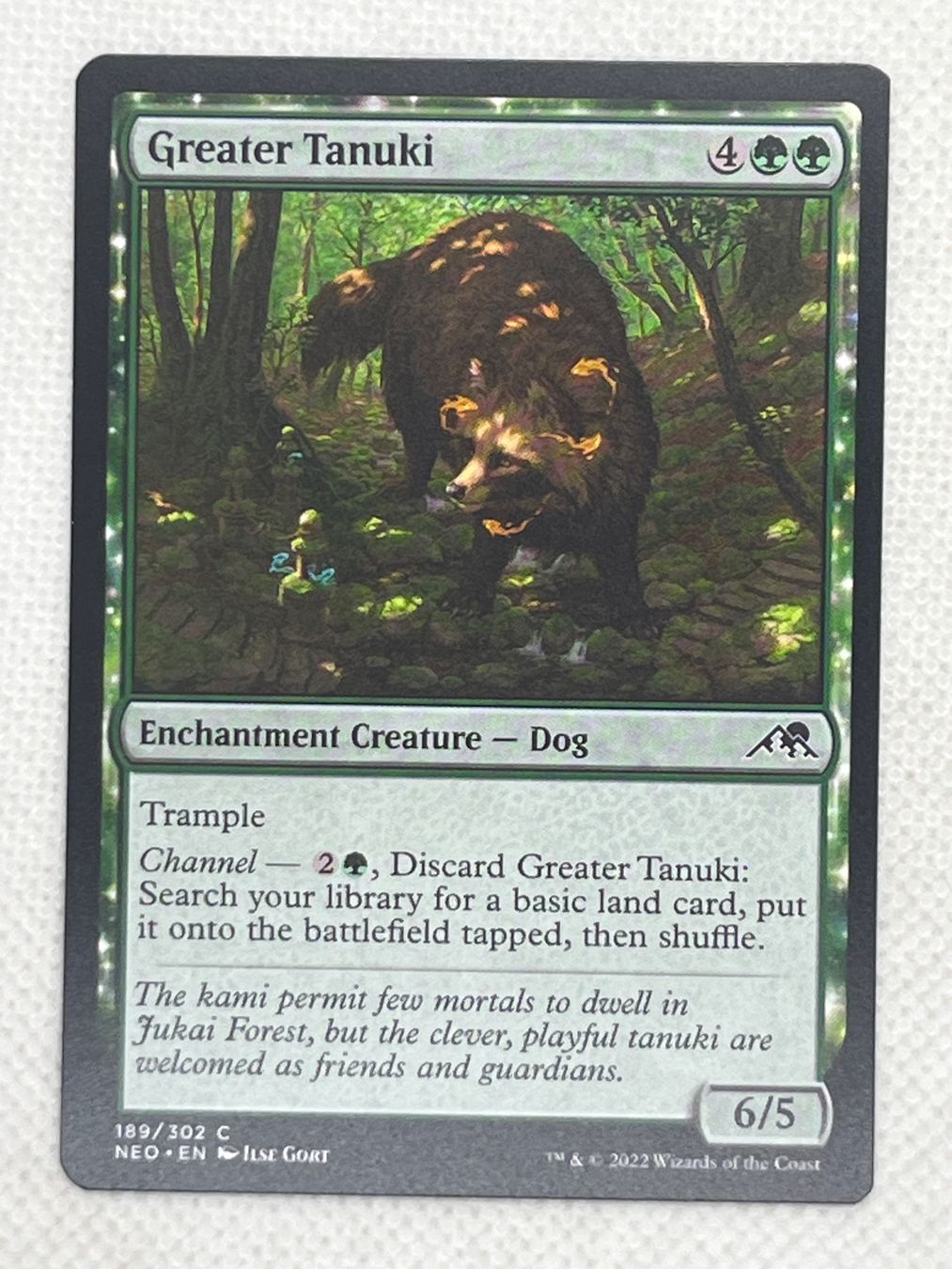 Magic The Gathering Carte collezionabili: MTG Greater Tanuki NEO 189 Englisch Common – Usato da Hinterkappelen venduto da Kim1992